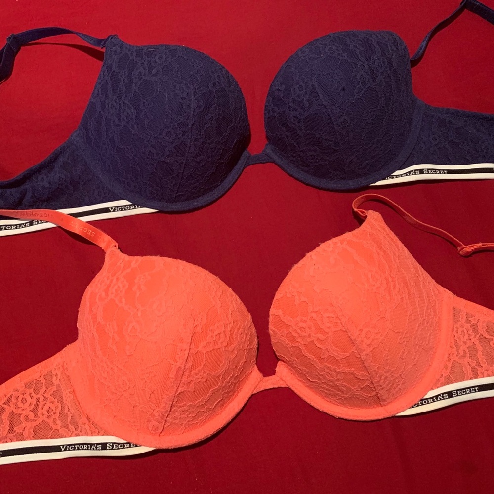 Bundle of 2 VS push up lace bras